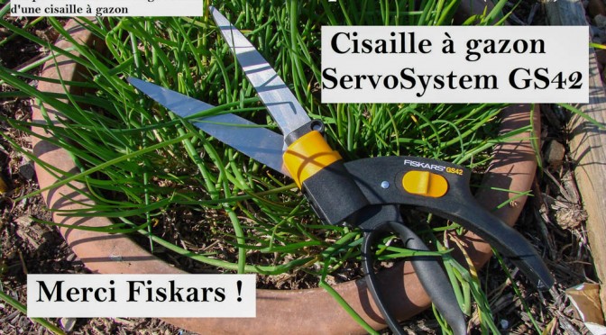 La cisaille à gazon Fiskars ServoSystem GS42
