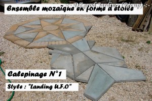 Ensemble mozaïque et Calepinage Landing UFO - DZprod Récup - 19 juin 2016