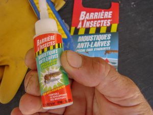 Test Barrière moustiques anti-larves - CUVE 1000 litres