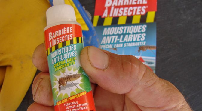 Produit moustique anti larves – test Barrière à insectes – COMPO France SAS