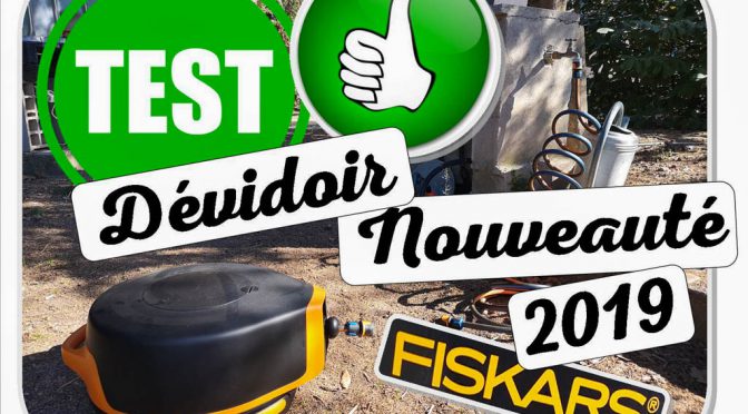 Dévidoir de jardin - arrosage facile - nouveauté 2019 - Fiskars - Test DZprod Jardin